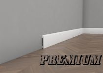 ●H=8cm BIAŁA listwa przypodłogowa - fabrycznie LAKIEROWANA (półmat) -MD234P