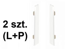 do listew Arbiton VIGO 80 -- zaślepka ZAKOŃCZENIE PCV (2szt) lewe i prawe -- Z 1 -- BIAŁA 1 01 RAL9003