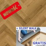 panele IMPRESSIVE DESIGN dąb CYNAMONOWY IMD8244 JODEŁKA KLASYCZNA Quick-Step